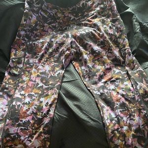 Arobic workout pants with side pockets